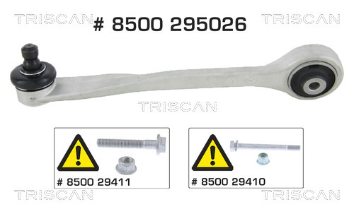 Brat, suspensie roata 8500 295026 TRISCAN