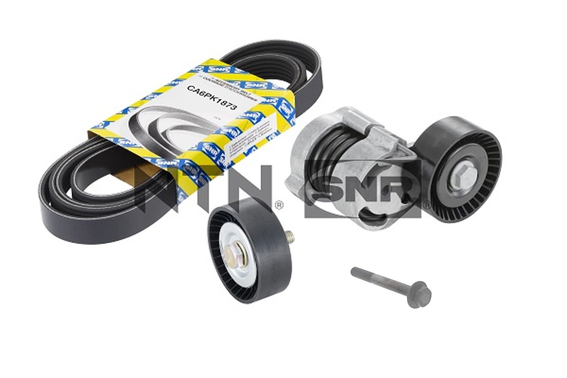 Set curea transmisie cu caneluri KA850.01 SNR