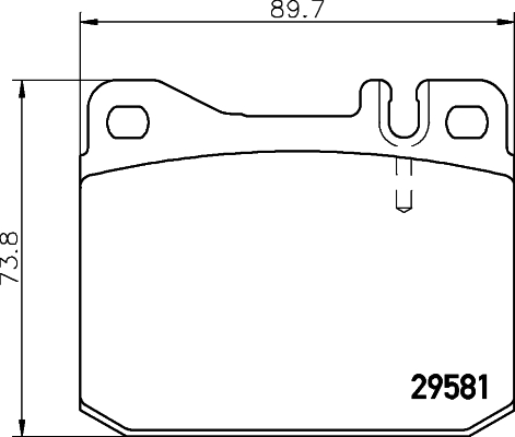 Set placute frana,frana disc C5008 PAGID
