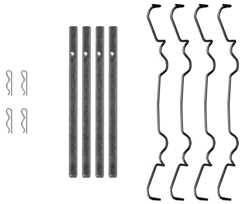 Set accesorii, placute frana K0737 PAGID