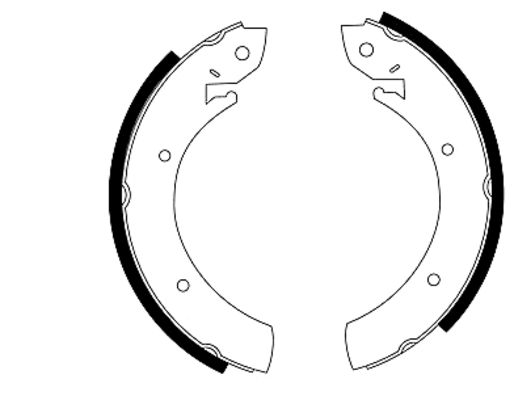 Set saboti frana H8005 PAGID
