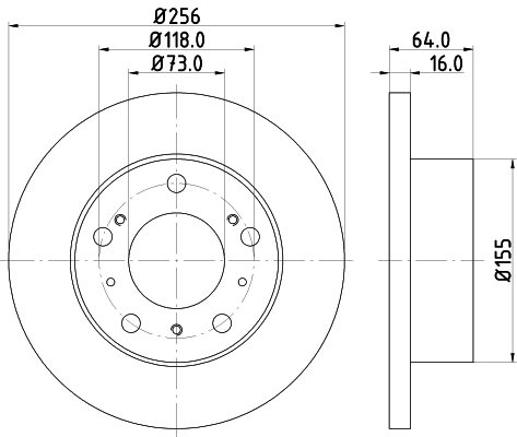 Disc frana 50902 PAGID