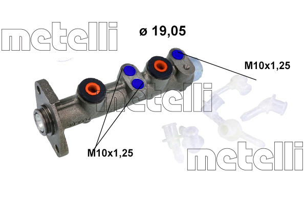 Pompa centrala, frana 05-0006K METELLI