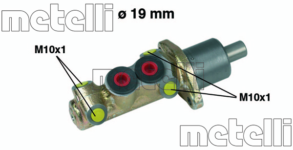 Pompa centrala, frana 05-0061 METELLI