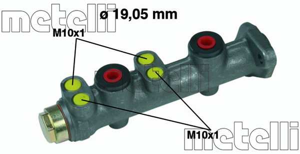 Pompa centrala, frana 05-0150 METELLI