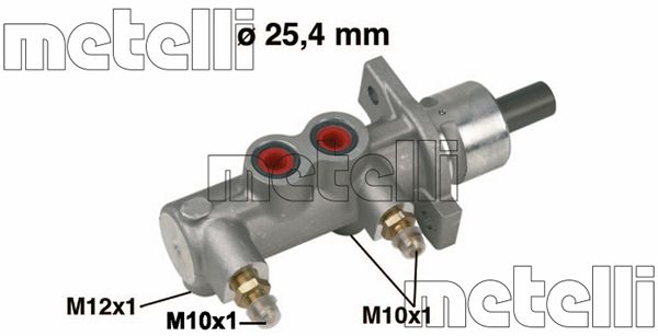 Pompa centrala, frana 05-0166 METELLI