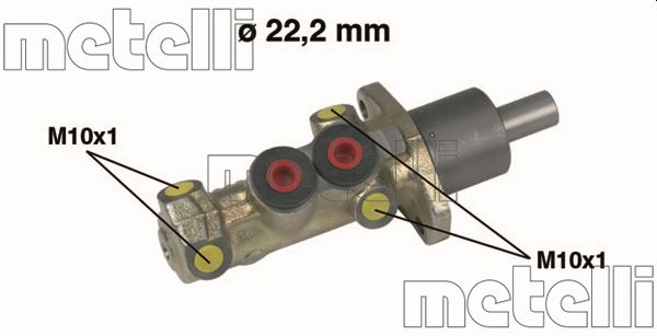 Pompa centrala, frana 05-0198 METELLI