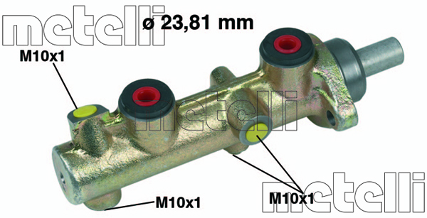 Pompa centrala, frana 05-0203 METELLI