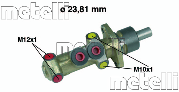 Pompa centrala, frana 05-0223 METELLI