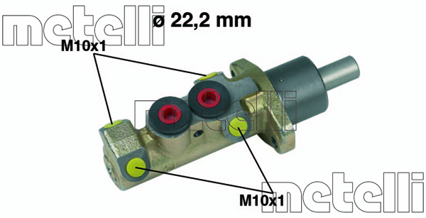 Pompa centrala, frana 05-0228 METELLI