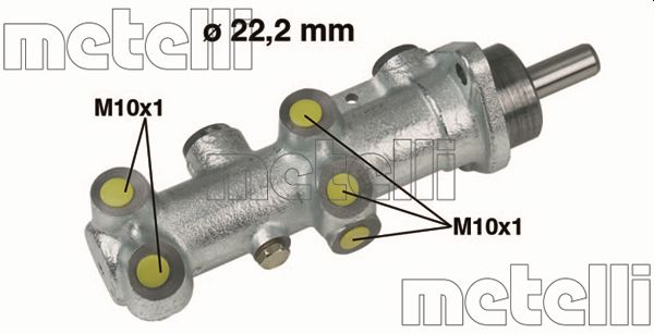 Pompa centrala, frana 05-0241 METELLI