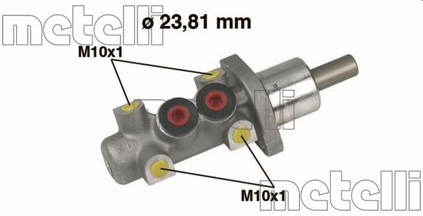 Pompa centrala, frana 05-0247 METELLI