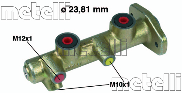 Pompa centrala, frana 05-0270 METELLI