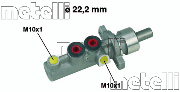 Pompa centrala, frana 05-0348 METELLI