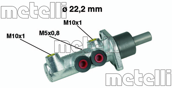 Pompa centrala, frana 05-0354 METELLI