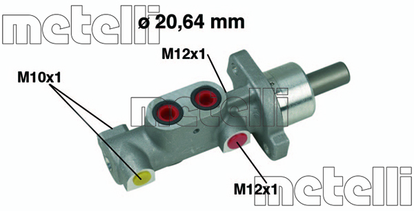 Pompa centrala, frana 05-0363 METELLI