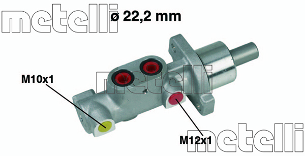 Pompa centrala, frana 05-0365 METELLI