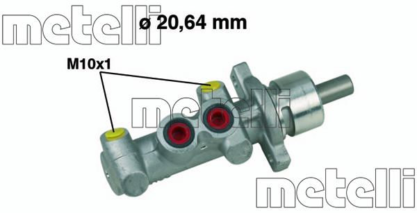 Pompa centrala, frana 05-0396 METELLI