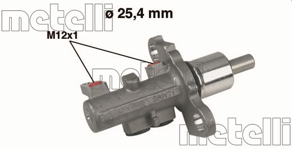 Pompa centrala, frana 05-0402 METELLI