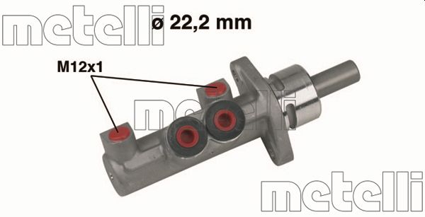 Pompa centrala, frana 05-0403 METELLI