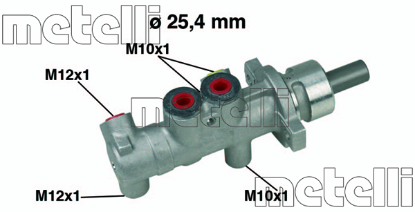 Pompa centrala, frana 05-0415 METELLI