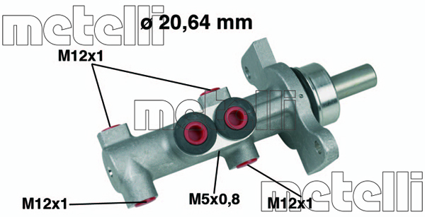 Pompa centrala, frana 05-0422 METELLI