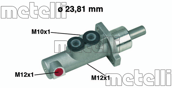 Pompa centrala, frana 05-0441 METELLI