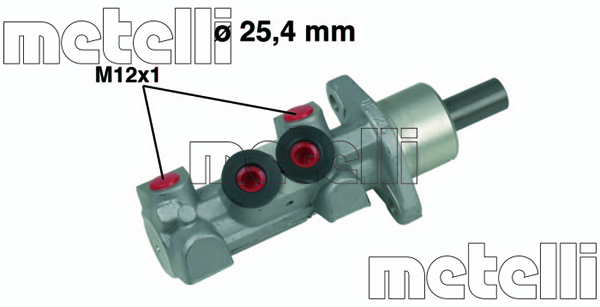 Pompa centrala, frana 05-0451 METELLI