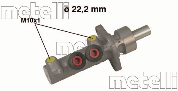 Pompa centrala, frana 05-0482 METELLI