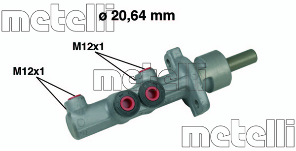 Pompa centrala, frana 05-0493 METELLI