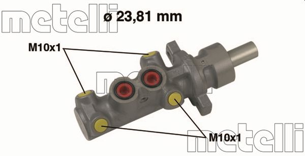 Pompa centrala, frana 05-0504 METELLI