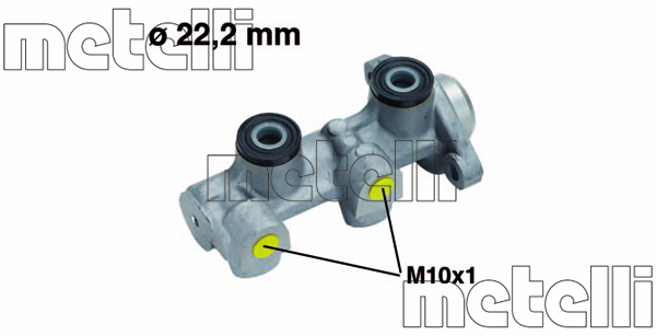 Pompa centrala, frana 05-0511 METELLI