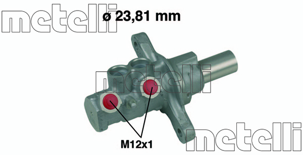 Pompa centrala, frana 05-0522 METELLI