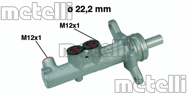 Pompa centrala, frana 05-0535 METELLI