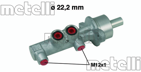 Pompa centrala, frana 05-0540 METELLI