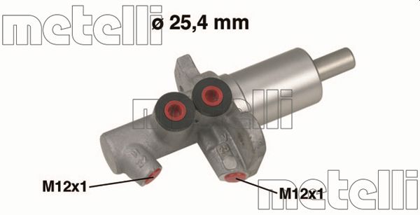 Pompa centrala, frana 05-0546 METELLI