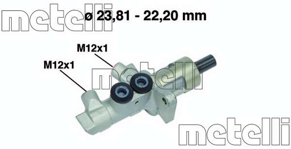 Pompa centrala, frana 05-0548 METELLI