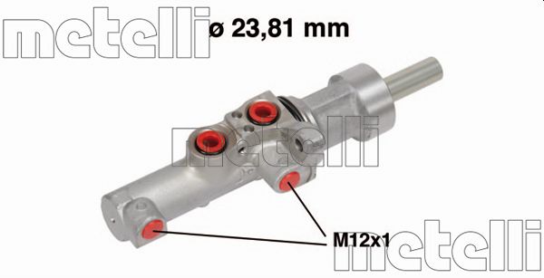 Pompa centrala, frana 05-0550 METELLI