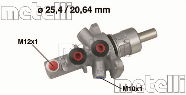 Pompa centrala, frana 05-0561 METELLI