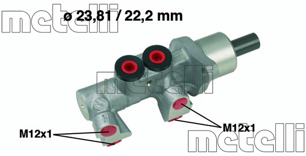 Pompa centrala, frana 05-0564 METELLI