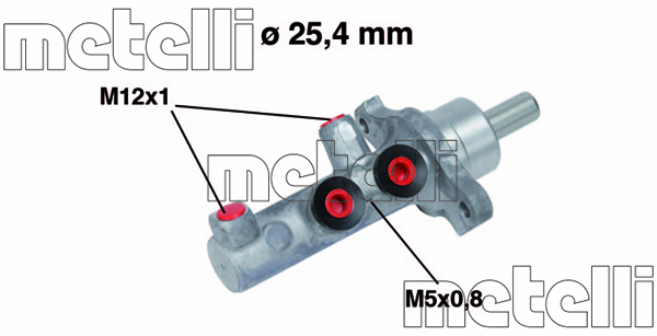 Pompa centrala, frana 05-0569 METELLI