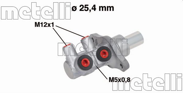 Pompa centrala, frana 05-0571 METELLI