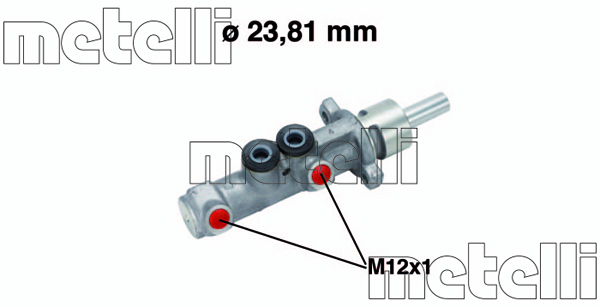 Pompa centrala, frana 05-0572 METELLI