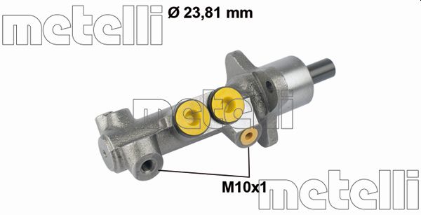Pompa centrala, frana 05-0599 METELLI