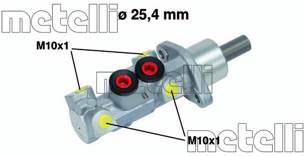 Pompa centrala, frana 05-0604 METELLI