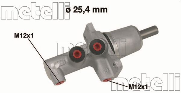 Pompa centrala, frana 05-0616 METELLI