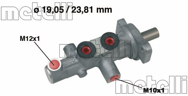 Pompa centrala, frana 05-0621 METELLI