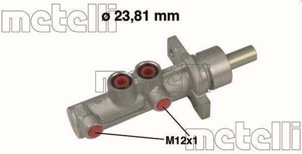Pompa centrala, frana 05-0633 METELLI