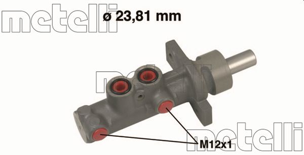 Pompa centrala, frana 05-0635 METELLI
