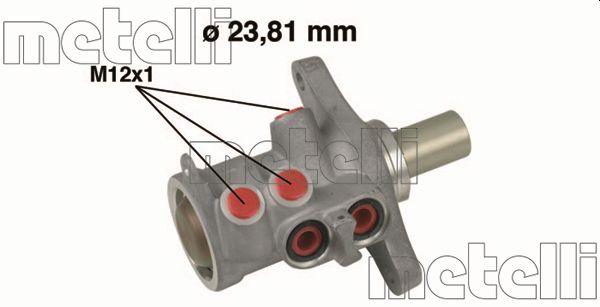 Pompa centrala, frana 05-0638 METELLI